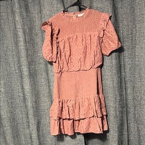 Endless Rose Smocked Lace Mini Dress